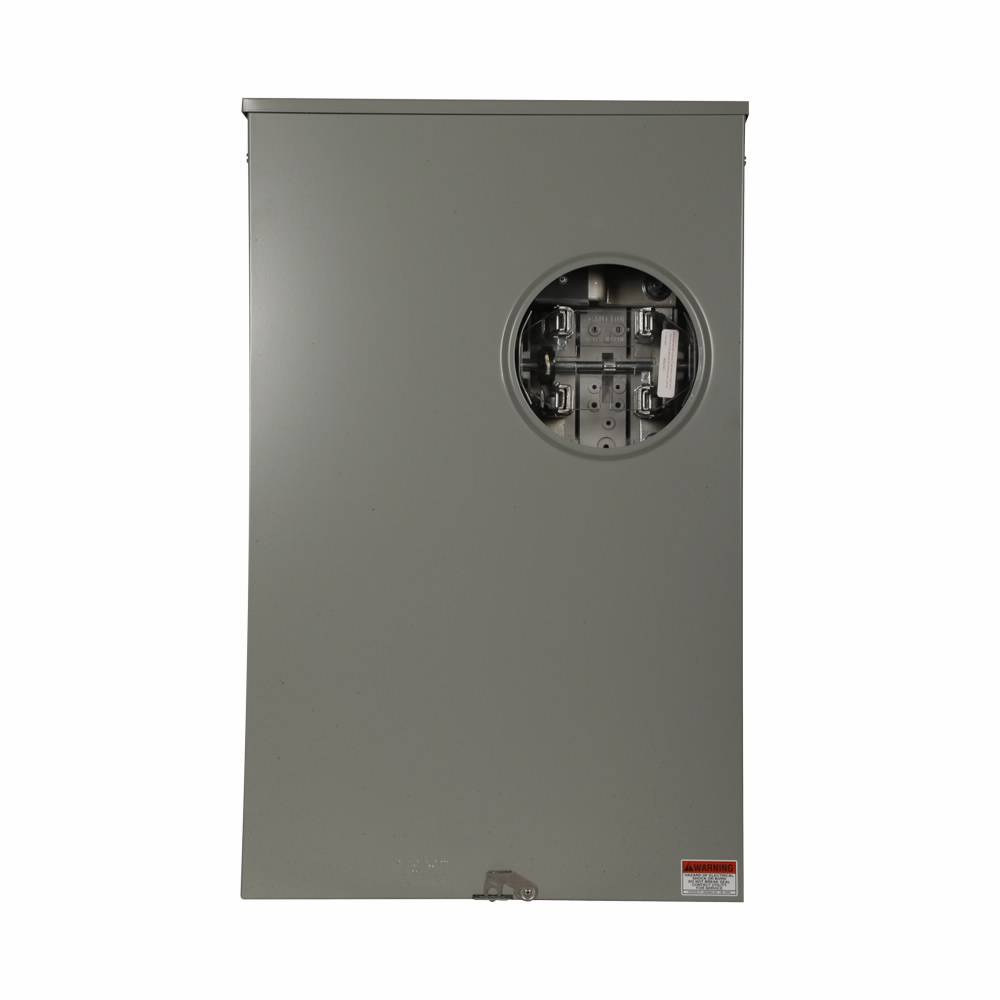 EATON 1006344ACH 1-Position 3-Wire Lever Bypass Triplex Meter Socket, 600 VAC, 320 A, 1 ph Phase