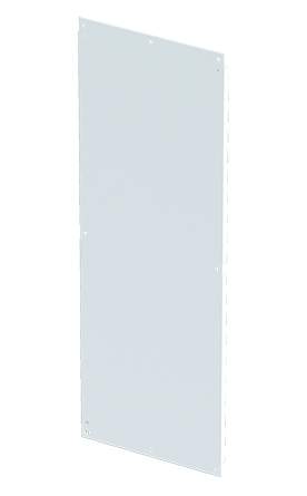 Hoffman A60SMP14G PNL30 Side Mounted Panel, 14 in W x 48 in H, 12 ga Steel, White