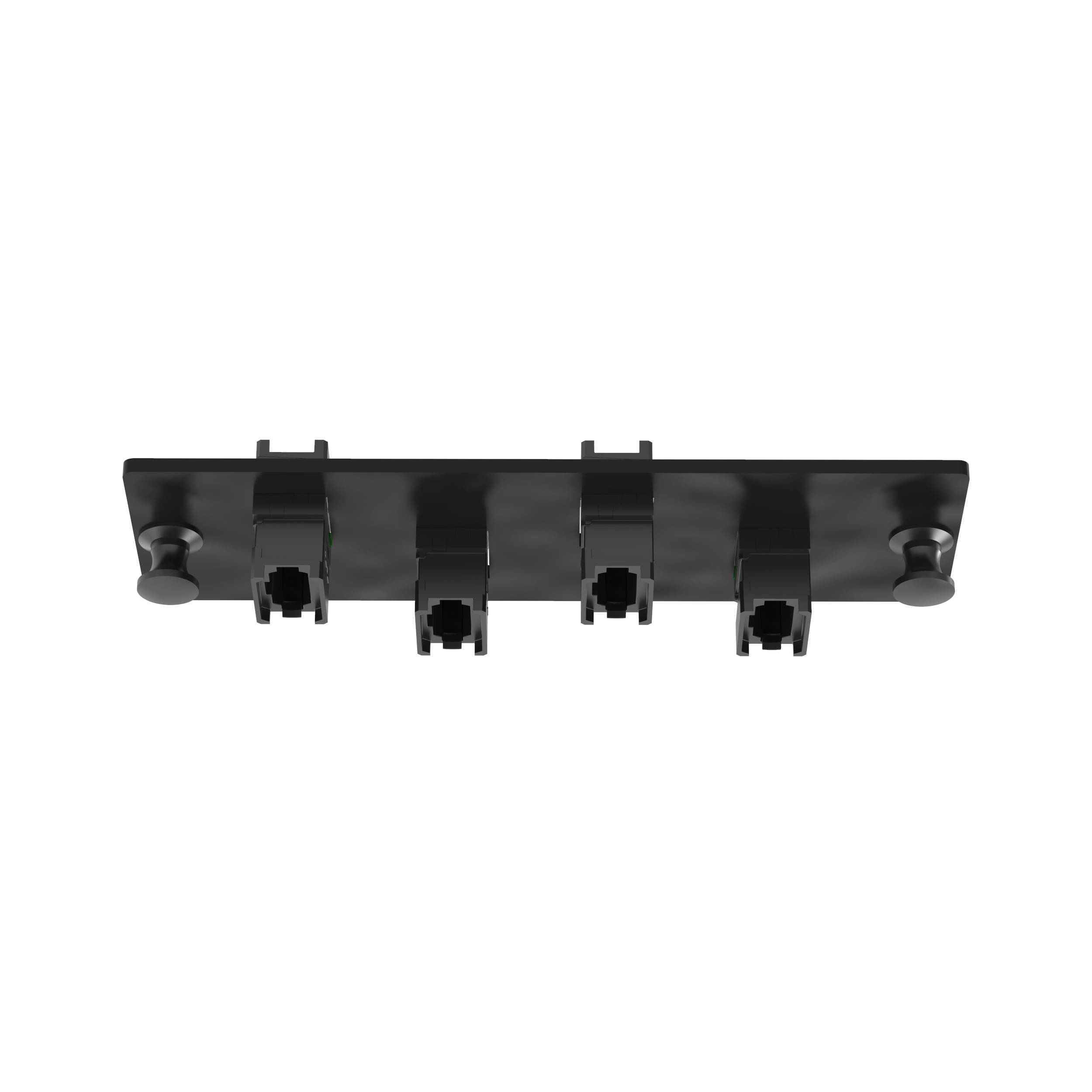 Panduit® Opticom® FAPH0412BLMPO Front Loaded Fiber Optic Adapter Panel, MPO™ End A, (48) OM1/OM2/OM3/OM4/OS1/OS2 Fiber