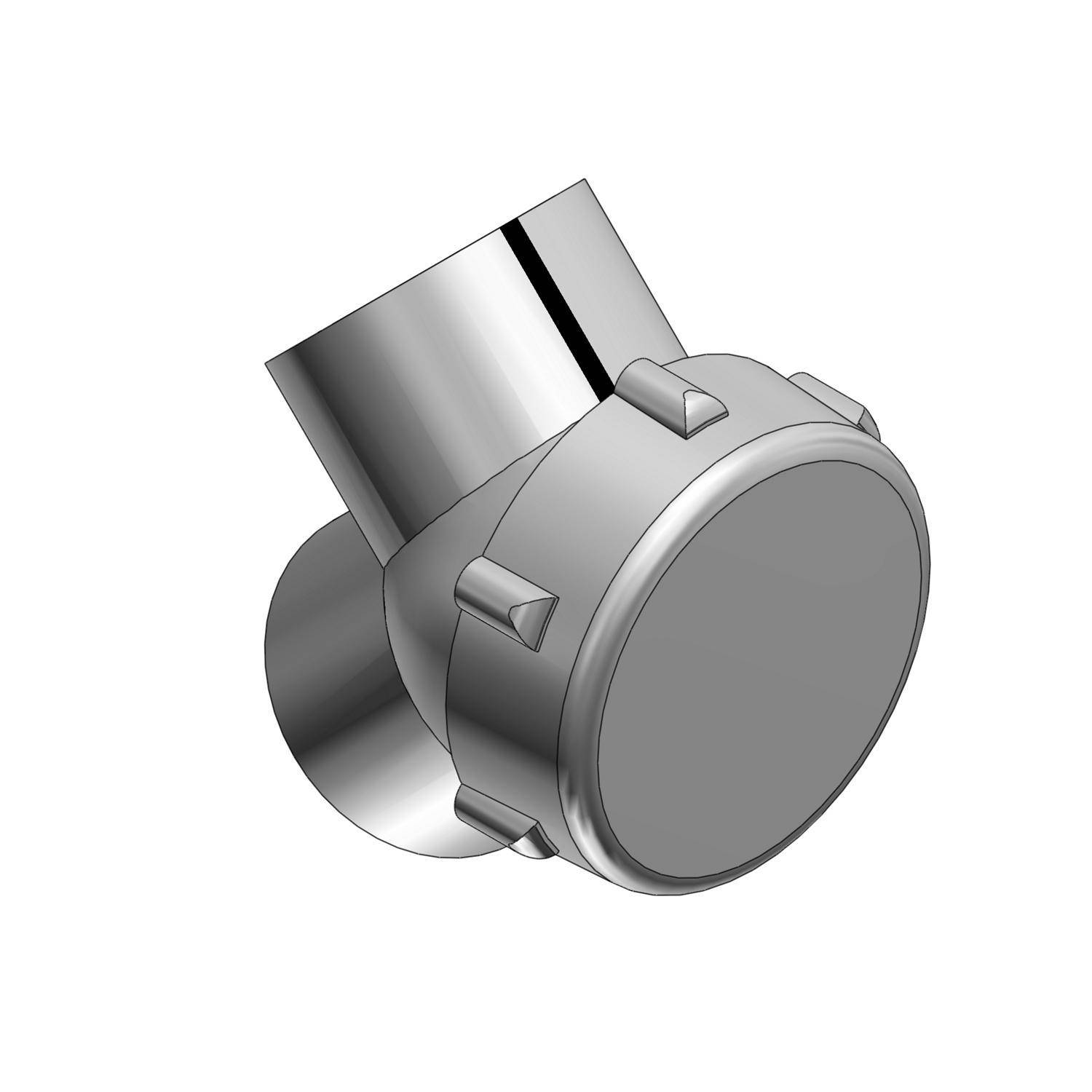 T&B® GYF-3 Explosionproof Capped Elbow, 1 in Trade, 90 deg, Aluminum