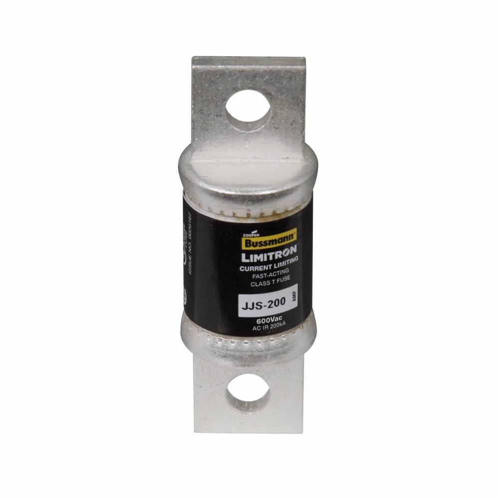 Bussmann Limitron™ T-Tron® BK/JJS-200 Current Limiting Very Fast Acting Low Voltage Fuse, 200 A, 600 V, 200 kAIC Interrupt, T Class, Cartridge Body