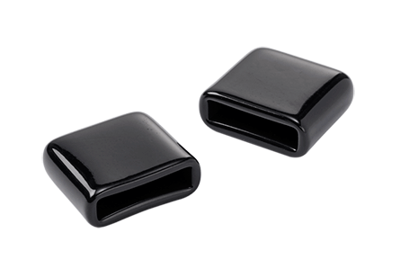 Hoffman LEC End Cap, For Use With Ladder Rack Systems, Vinyl, Black