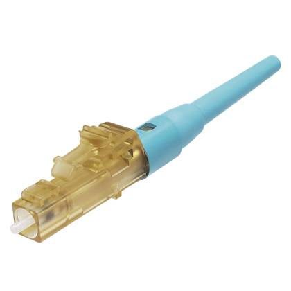 Panduit® OptiCam® FLCSMCXAQY-C Fiber Optic Connector, LC Simplex Connector, 10Gig™ OM3/OM4 50/125 um Multi-Mode Fiber, 900 um Tight Buffered Fiber, Pre-Polished Zirconia Ferrule, Cam Termination Mount