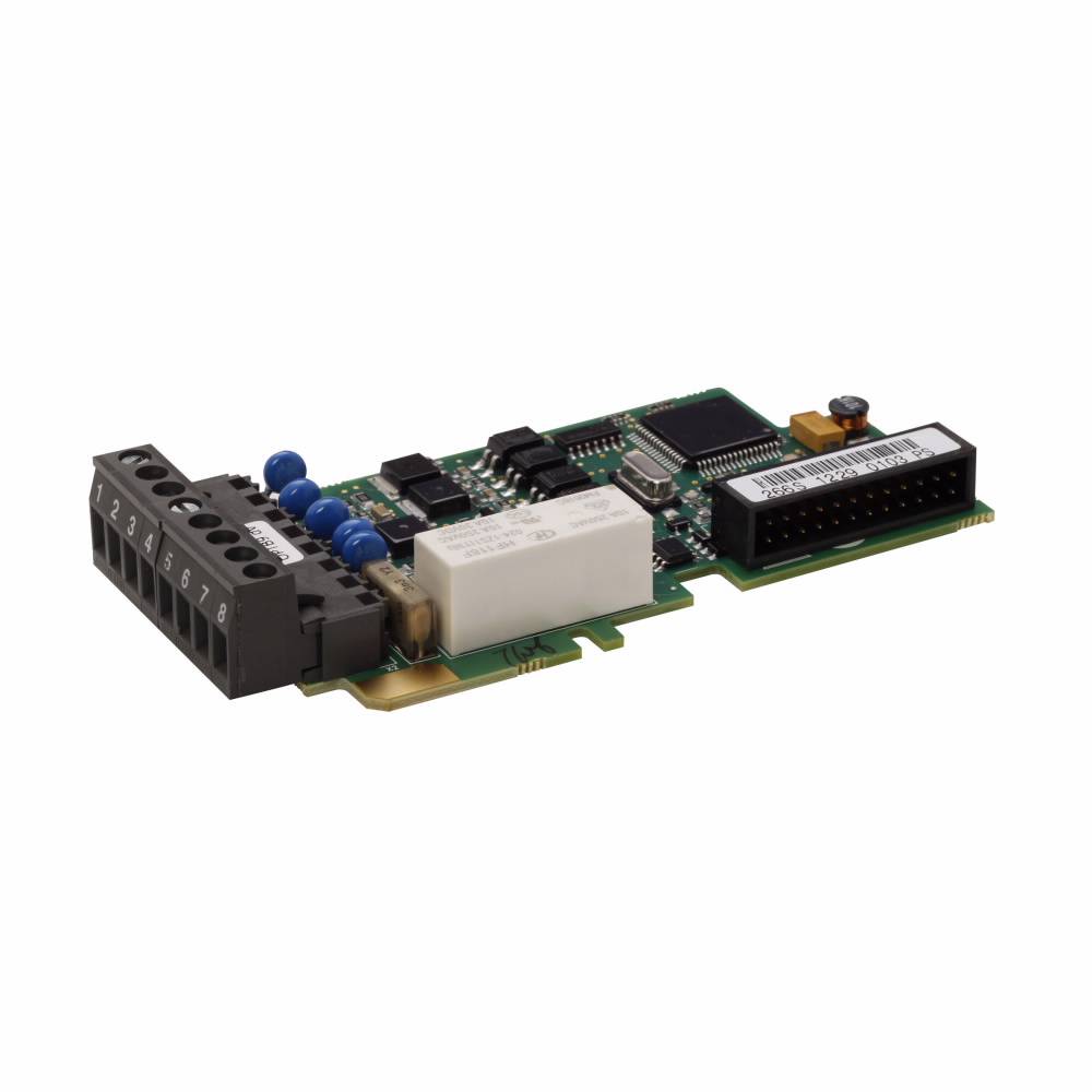 EATON XMX-IO-B2-A Heavy Duty Card Kit, For Use With H-Max Series Adjustable Frequency Drive and 10250T Pushbutton, 1-Relay Output Form C (1NO-1NC), 1-Relay Outputs Form A (1NO), 1 Thermistor, 30.5 mm, D and E Slot