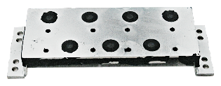 Siemens SIDOOR 6FB11040AT020AD0 Anti-Vibration Mount, 230 mm L x 78 mm W x 35 mm H, For Use With SIDOOR M3 R, SIDOOR M3 L, SIDOOR M2 R, SIDOOR M2 L, SIDOOR MEG250 R, L SIDOOR MDG180 R, L Geared Motors, Rubber Bonded Metal