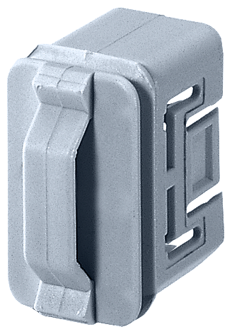 Siemens 3RA69360B Blanking Cover, For Use With Simocode 3UF7 and 3RA69350A Operator Panel, Titanium Gray