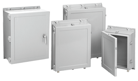 nVent HOFFMAN A20H1612GQRLP A17WM Medium Enclosure, 20.19 in L x 16-1/4 in W x 12 in D, NEMA 4X NEMA Rating, Fiberglass