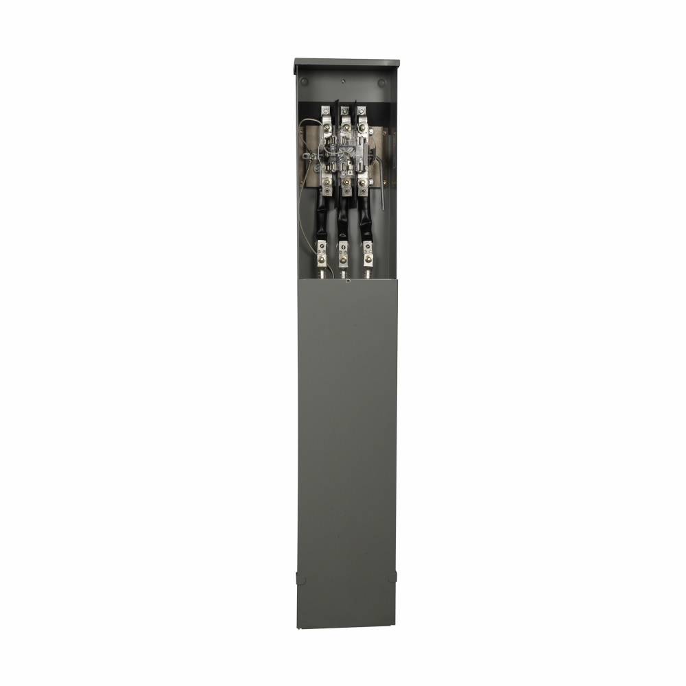 EATON 1009845CH Lever Bypass Meter Pedestal, 600 VAC, 200 A, 3 Phase