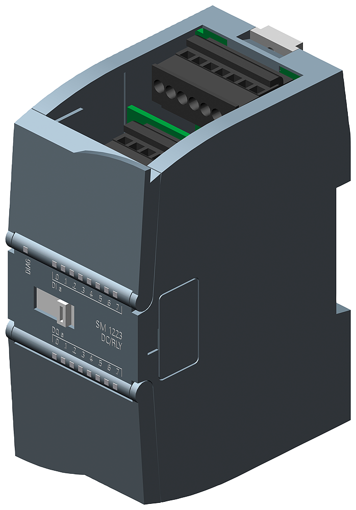 Siemens 6AG12231PH322XB0 Digital I/O Module, 8 Inputs, 8 Outputs