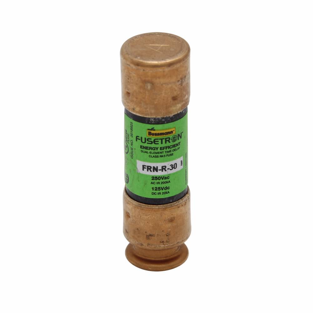 Bussmann Fusetron™ BK/FRN-R-1/2 Advanced Protection Current Limiting Low Voltage Time delay Fuse, 500 mA, 250 VAC/125 VDC, 200 kAIC Interrupt, RK5 Class, Cartridge Body