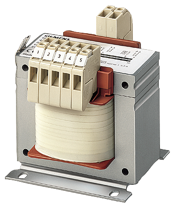 Siemens SITAS 4AM48428BD400FA1 Isolation Transformer, 575/550/525/500/480/460/440/415/400/380/230/220/200/190 VAC Primary, 115 VAC Secondary, 0.5/2 kVA Power Rating, 50/60 Hz, 1 Phase