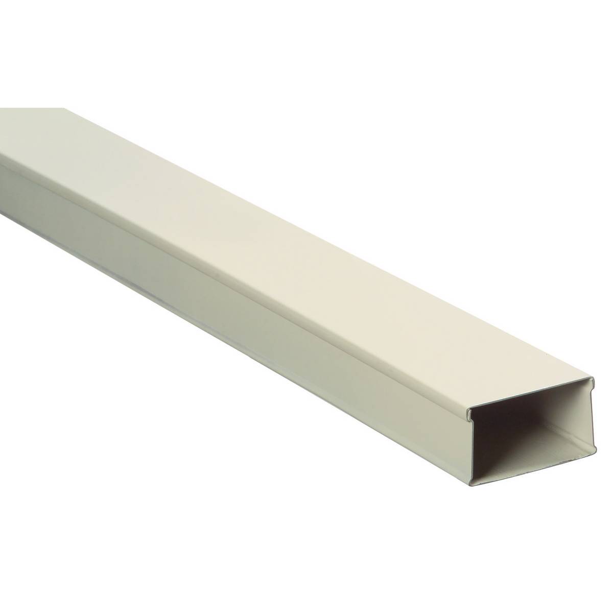Wiring Device-Kellems HBL3000BIV HBL3000 Series 1-Channel Removable Standard Raceway Base, 10 ft L x 2.67 in W x 1.47 in H, Rolled Steel, Ivory