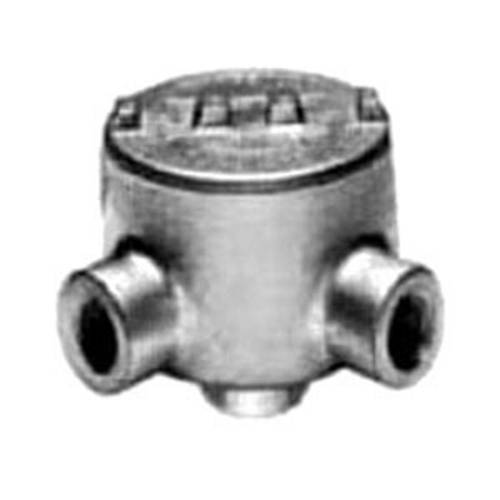 Appleton® UNILETS® GRLA75 LA-Style Dust-Ignitionproof Explosionproof Conduit Outlet Box With Cover, 3/4 in, 3.38 in Cover Opening, 18 cu-in, Triple Coated