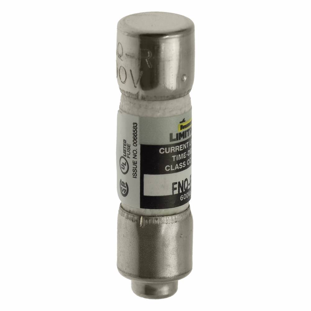 Bussmann CC-Tron® FNQ-R-25 Current Limiting Time Delay Fuse, 25 A, 600 V, 200 kAIC Interrupt, CC Class, Cylindrical Body