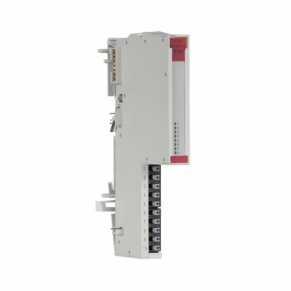 EATON XNE-8DO-24VDC-0.5A-P XNE Integrated Positive Switching Digital Output Module, 8 Outputs
