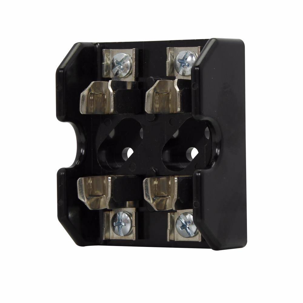 Edison T60030-2SR Open Style Fuse Block, 600 VAC/VDC, 1/2 to 30 A, T Class, 18 to 10 AWG Wire, 2 Poles