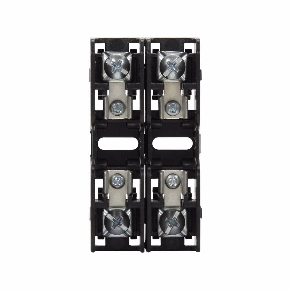 Edison BCM603-2P BC Series Modular Fuse Block With Pressure Plate, 600 VAC/VDC, 30 A, 2 Poles