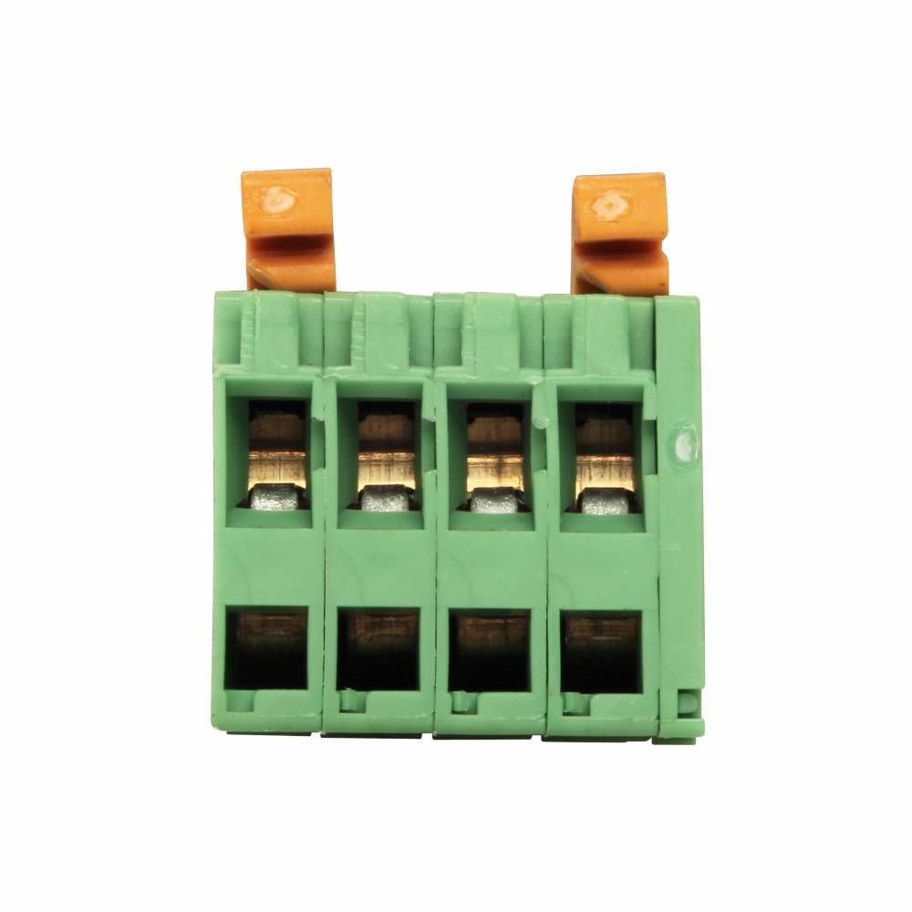 EATON D77B-AC1 IT Snap Auxiliary Connector, For Use With Programmable Logic Controller, 4.6 in H x 3.5 in W, Green
