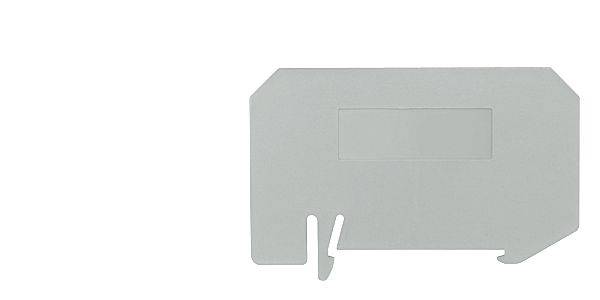 Siemens 8WH90700LA00 Compartment Partition, For Use With 8WH 1.5 sq-mm Through Type Terminal, ALPHA FIX Terminal Block, ALPHA FIX Terminal Block, Plastic, Gray