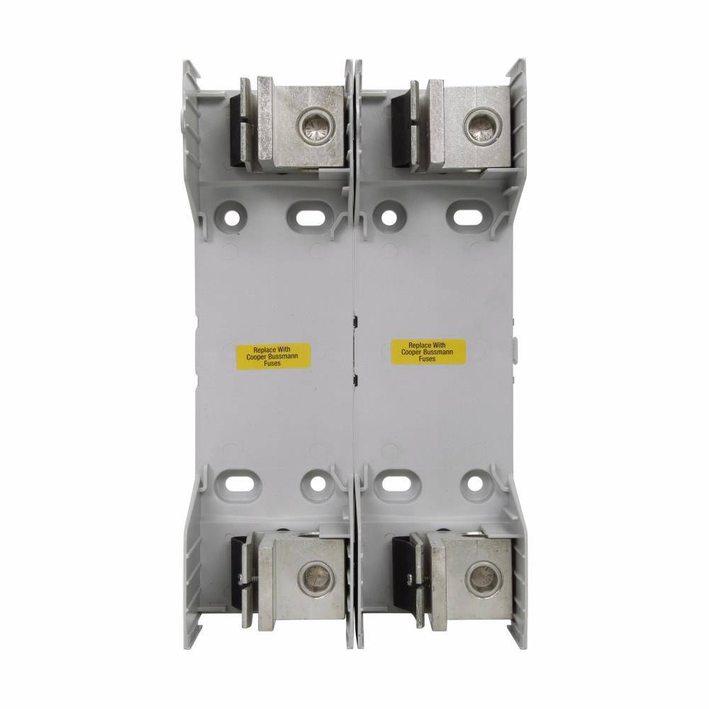 Edison HM60400-2CR HM600 Modular Fuse Block, 600 VAC, 225 to 400 A, H Class, 4 AWG to 600 kcmil Wire, 2 Poles