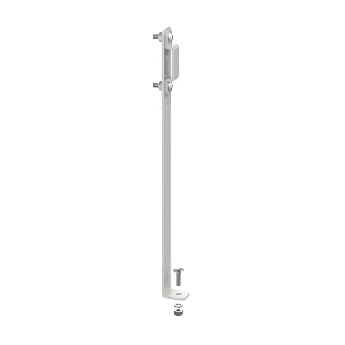 Hoffman LEK12W DCR Runway Elevation Kit, For Use With Any Width Ladder Rack, Steel, White
