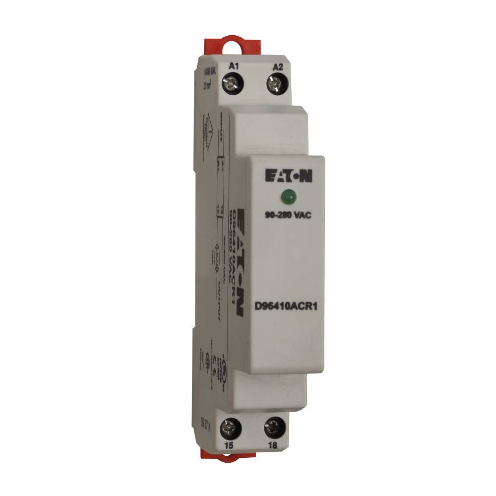 EATON D96410ACR2 D96 Series Compact Random Switch Solid State Relay, 10 A, 1NO-SPST Contact