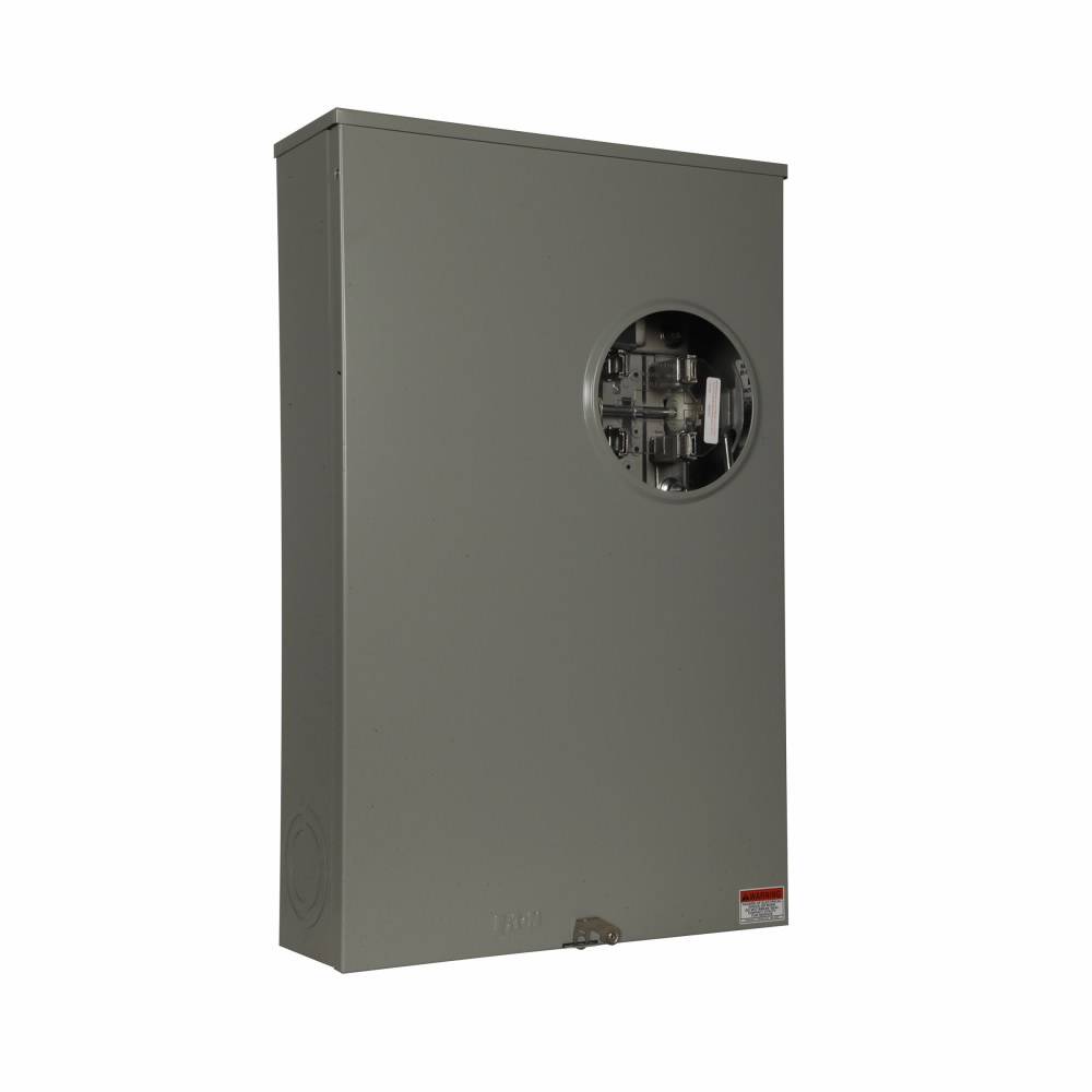EATON 1006344ACH 1-Position 3-Wire Lever Bypass Triplex Meter Socket, 600 VAC, 320 A, 1 ph Phase