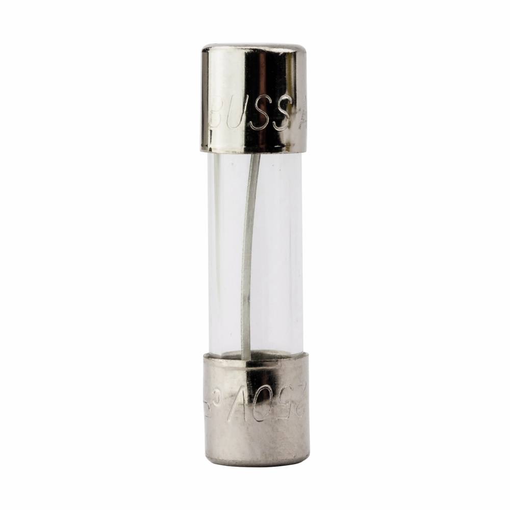 Bussmann AGX-15 Small Dimension Fast Acting Fuse, 15 A, 250 VAC, 32 VAC/VDC, 1 kA Interrupt, Cylindrical Body