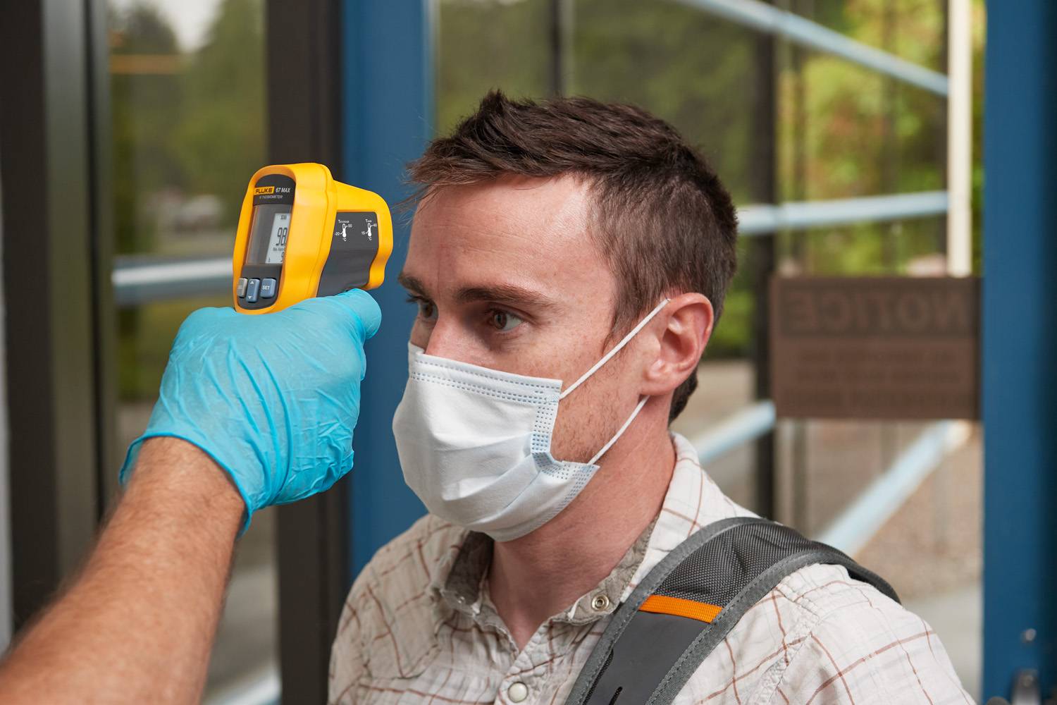Fluke® FLUKE-67 MAX/AM Clinical Infrared Thermometer, 71.6 to 109.4 deg F, +/- 0.5 deg F Accuracy, 0.98, AA Battery