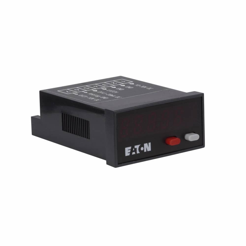 EATON E5-324-E0402 Compact Digital Panel Meter, 0 to 20 mA, 0 to 10 VDC Measuring, 2.32 x 2.2 x 1.57 in, LED Display