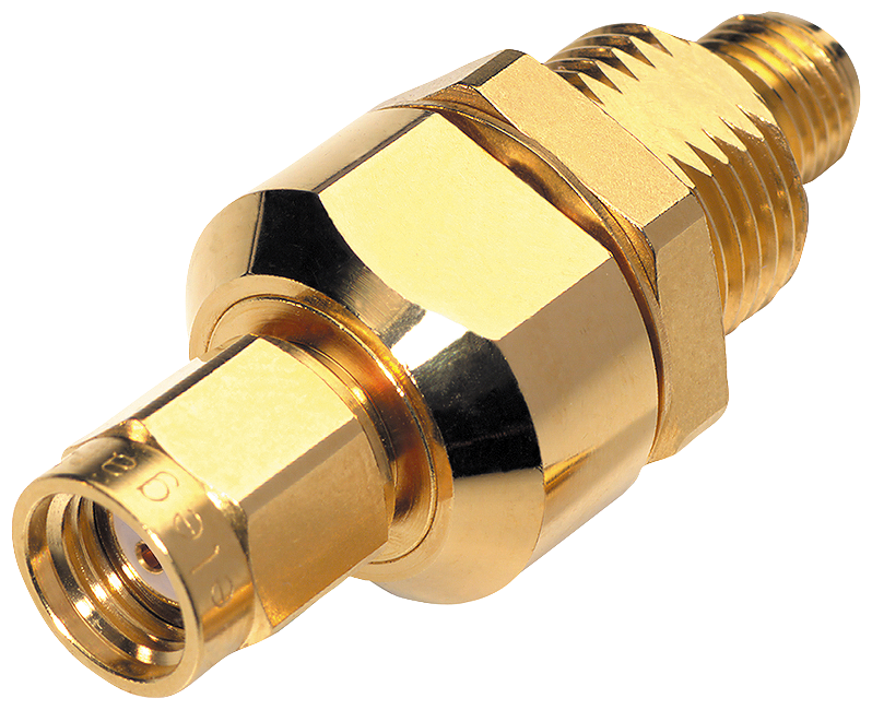 Siemens 6GK57981LP000AA6 LP798-1PRO Lightning Protection Element With R-SMA Connector, For Use With ANT790 IWLAN Antenna, 0 to 6000 MHz, 50 Ohm Impedance, -40 to 85 deg Operating, IP65