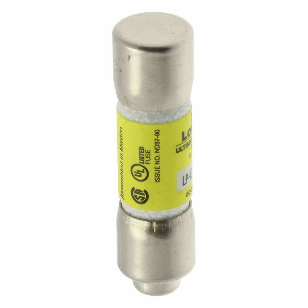 Bussmann Low-Peak™ LP-CC-1 Current Limiting Time Delay Fuse, 1 A, 600 VAC/300 VDC, 20/200 kA Interrupt, CC Class, Cartridge Body