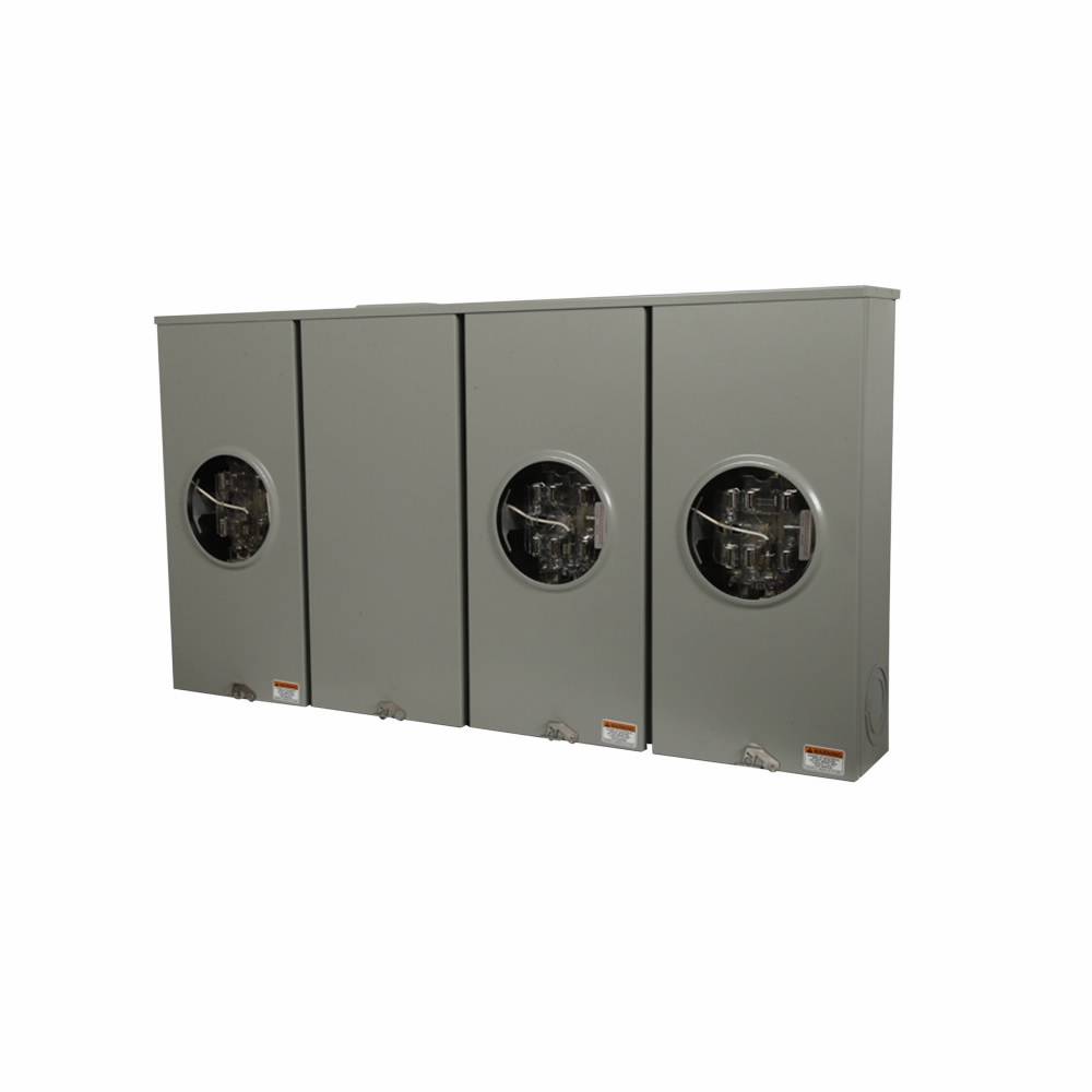 EATON 1009959CH Large Raceway Open Meter Hub Closure Plate, 6 in L x 43.9 in W, For Use With Meter Socket and Hub