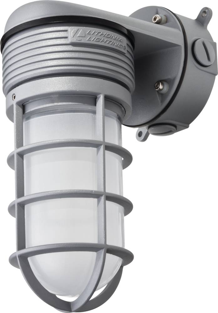 Lithonia Lighting® OLVTWM M6 General Purpose Outdoor LED Vapor Tight, (1) Static LED Lamp, 120 to 277 VAC, Gloss Gray Housing