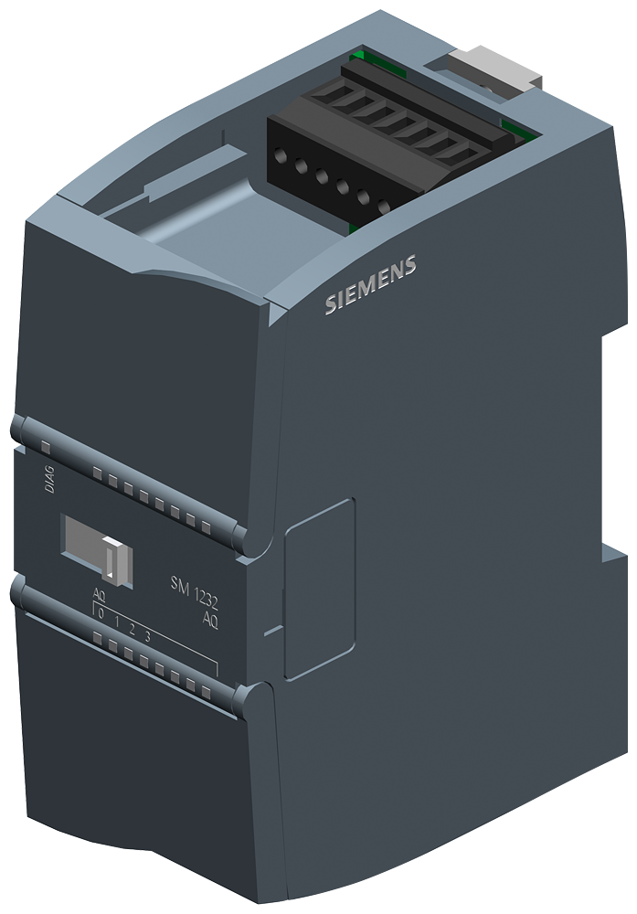 Siemens SIPLUS 6AG12324HD324XB0 Analog Output Module, 4 Outputs, 14 bit Resolution