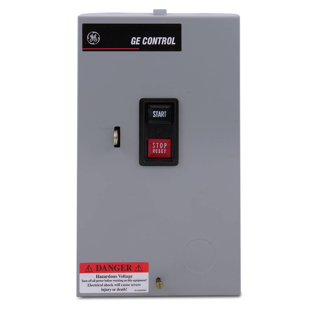 GE CR1062S3AAP2000 CR1062 Full Voltage Manual Starter, 3 Poles, NEMA 1 Enclosure