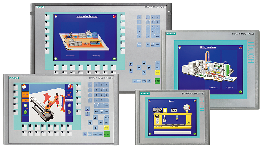 SIMATIC 6AV66430CD011AX1 MP277 Touch Multi-Panel, TFT Display, Ethernet, MPI, Profibus DP, USB