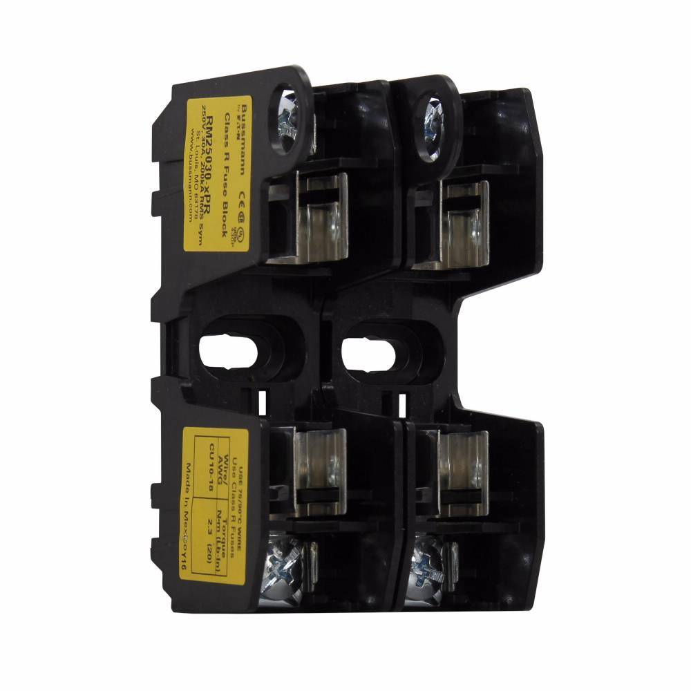 EATON Edison HM25030-2PR Fuse Block, 250 V, 30 A