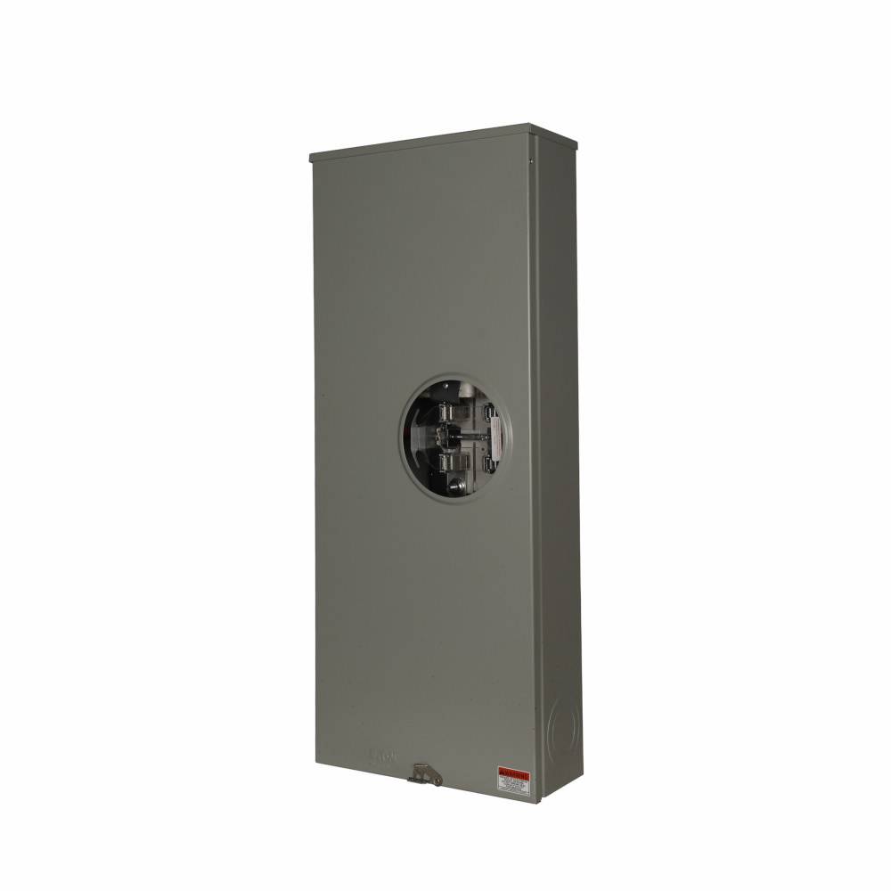 EATON 1007672CH 1-Position 3-Wire Lever Bypass Meter Socket, 600 VAC, 320 A, 1 ph Phase