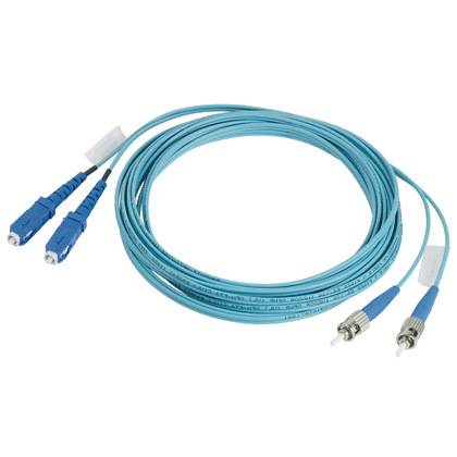 Panduit® Opti-Core® FR16S1-R1M02 OM1 Multimode Standard Grade Riser (OFNR) Cable Assembly Kit, LC Simplex End A, LC Simplex End B, 6.56 ft L, Orange