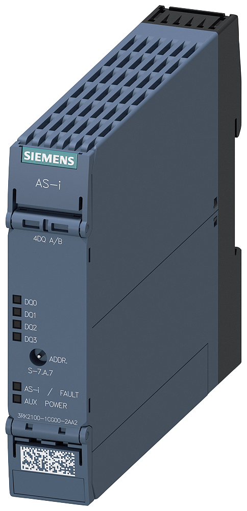 Siemens 3RK21001CG002AA2 AS-I SlimLine Compact Digital Output Module, 4 Outputs