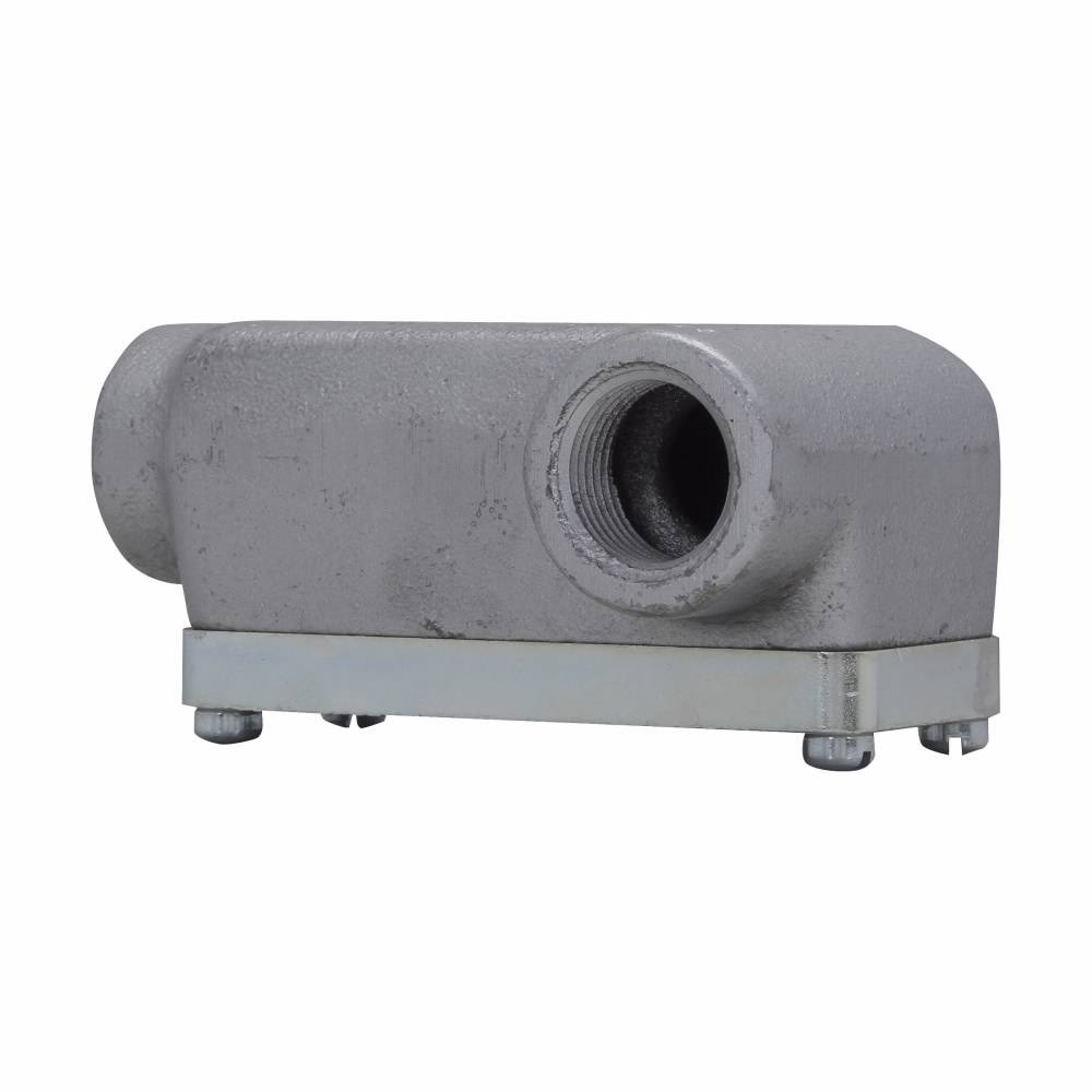 Crouse-Hinds Condulet® OELR2 OE Series Conduit Outlet Body With Cover, LR Body, 1 in Hub, Copper-Free Aluminum