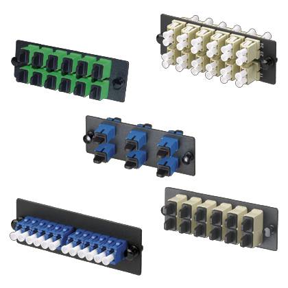 Panduit® Opticom® FAP12WBUDLCZ LC Duplex Singlemode Fiber Adapter Panel, (12) OS1/OS2 Single Mode Fiber