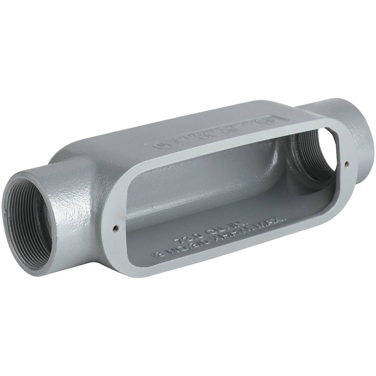 Killark® Duraloy® 5 OC-2 O Series Type-C Conduit Body, 3/4 in Hub, 85 Form, 7 cu-in Capacity, Aluminum, Powder Coated