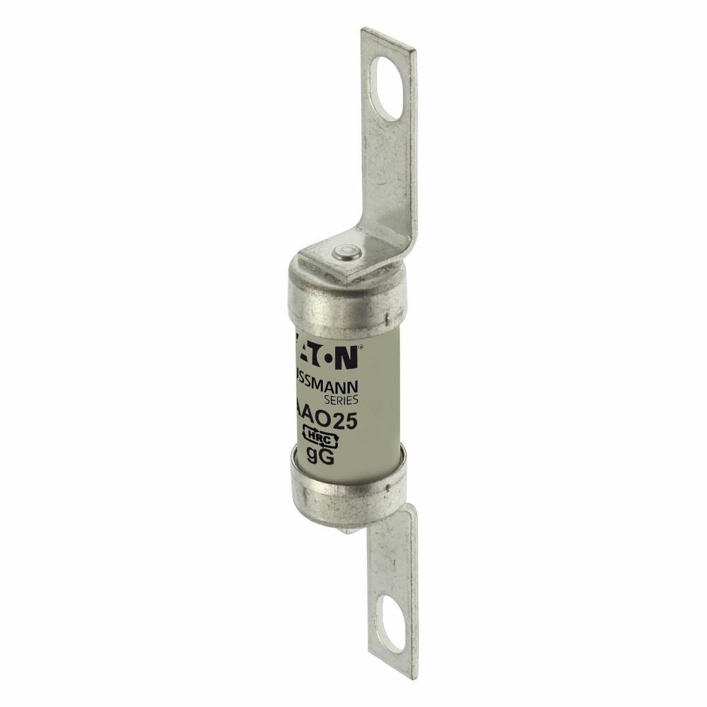 Edison AAO25 Low Voltage HRC Fuse Link, 550 VAC, 25 A, Ceramic