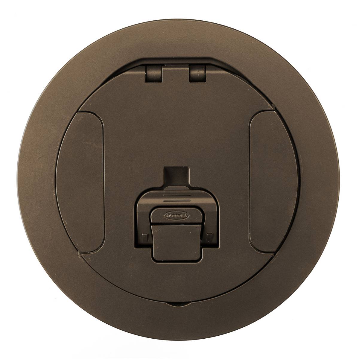 Wiring Device-Kellems SystemOne CFBS1R6CVRBRZ CFB2G Standard Floor Box Cover, 6 in Dia, 7-1/2 in L x 7-1/2 in W x 1.3 in D, Cast Aluminum