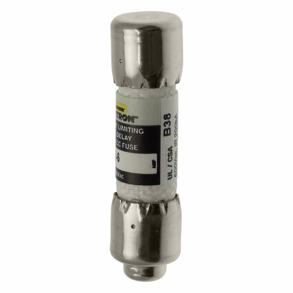 Bussmann Limitron™ CC-Tron® FNQ-R-6 Advanced Protection Current Limiting High Inrush Low Voltage Time Delay Fuse, 6 A, 600 V, 200 kA Interrupt, CC Class, Cartridge Body