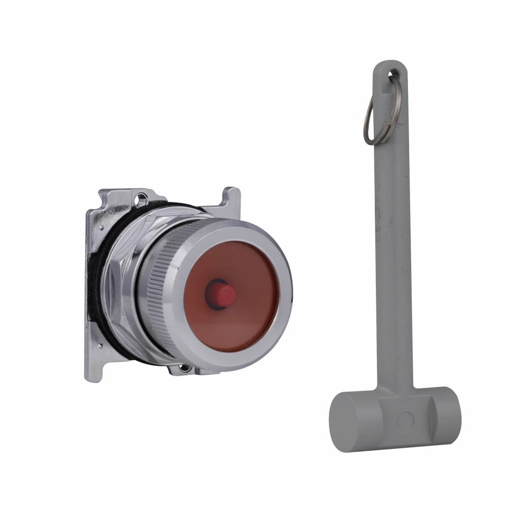 EATON 10250TBG Heavy Duty Break Glass Pushbutton Station, For Use With 30.5 mm Break Glass Operator