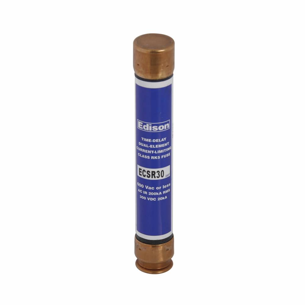 Edison ECSR1.125 ECSR Current Limiting Time Delay Fuse, 1.125 A, 600 V, 200 kAIC Interrupt, Class: RK5