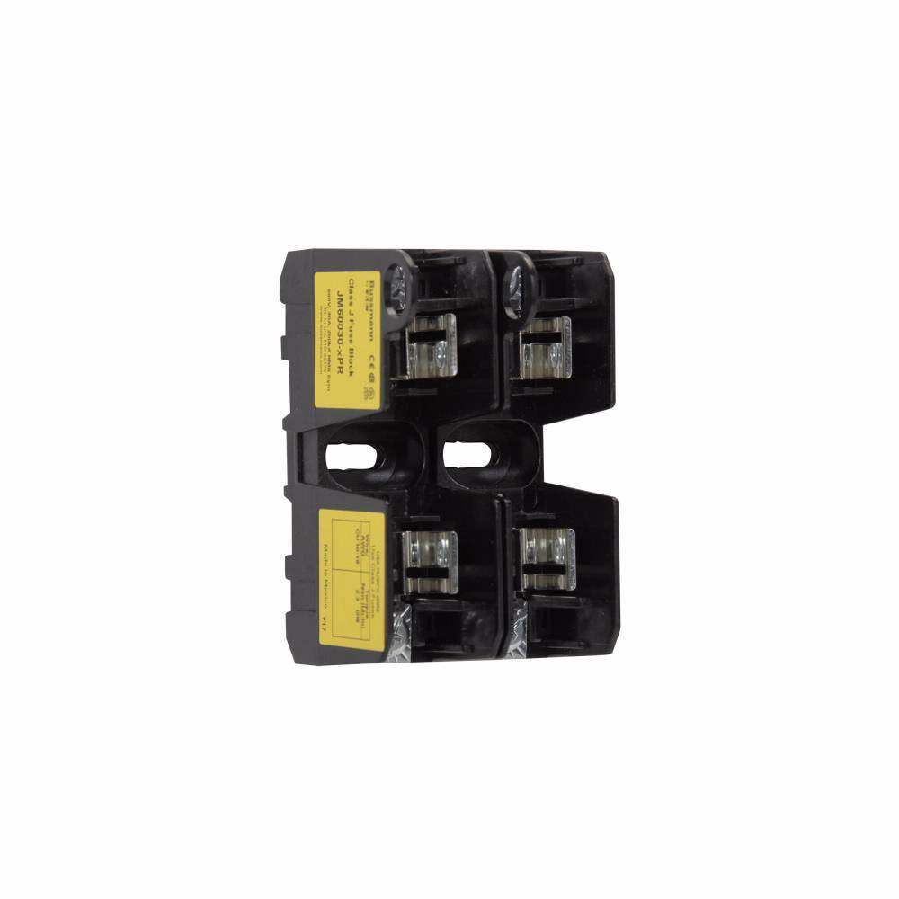 Bussmann JM60030-2PR Modular Fuse Block, 600 V, 0 to 30 A, 2 Poles